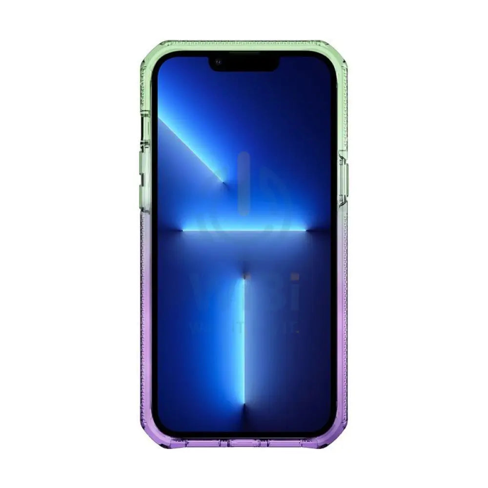 Itskins Supreme Prism Case - Apple iPhone 13 Pro / Light Green And Light Purple Accessories > Mobiles & Tablets