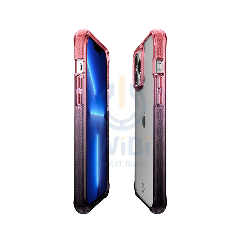 Itskins Supreme Prism Case - Apple iPhone 13 Pro / Light Pink And Grey Accessories > Mobiles & Tablets