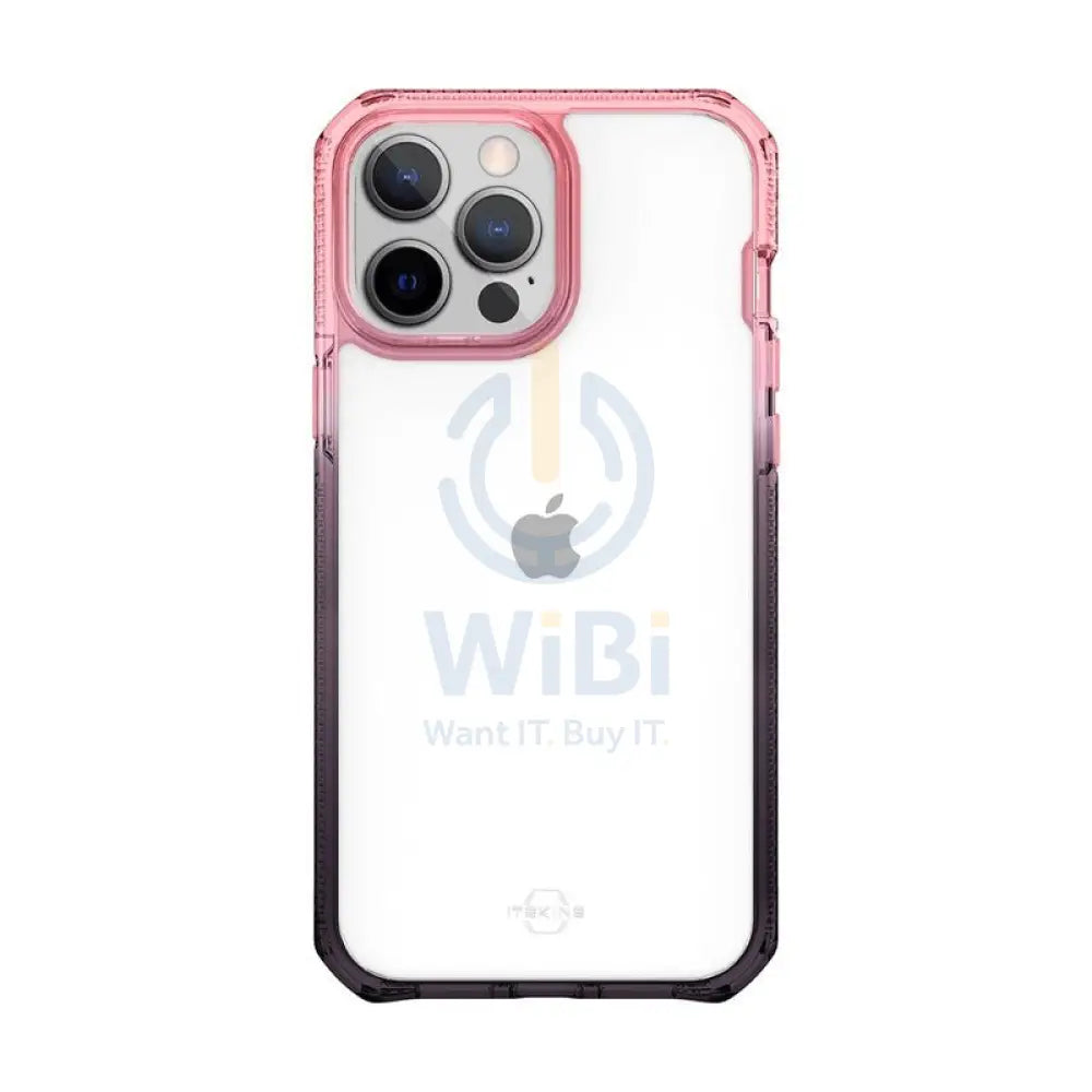Itskins Supreme Prism Case - Apple iPhone 13 Pro Max / Light Pink And Grey Accessories > Mobiles & Tablets