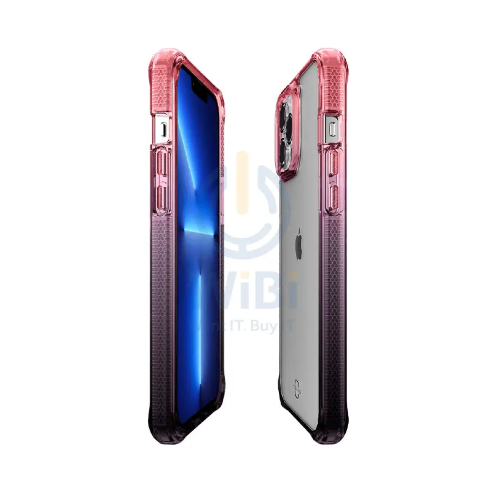 Itskins Supreme Prism Case - Apple iPhone 13 Pro Max / Light Pink And Grey Accessories > Mobiles & Tablets
