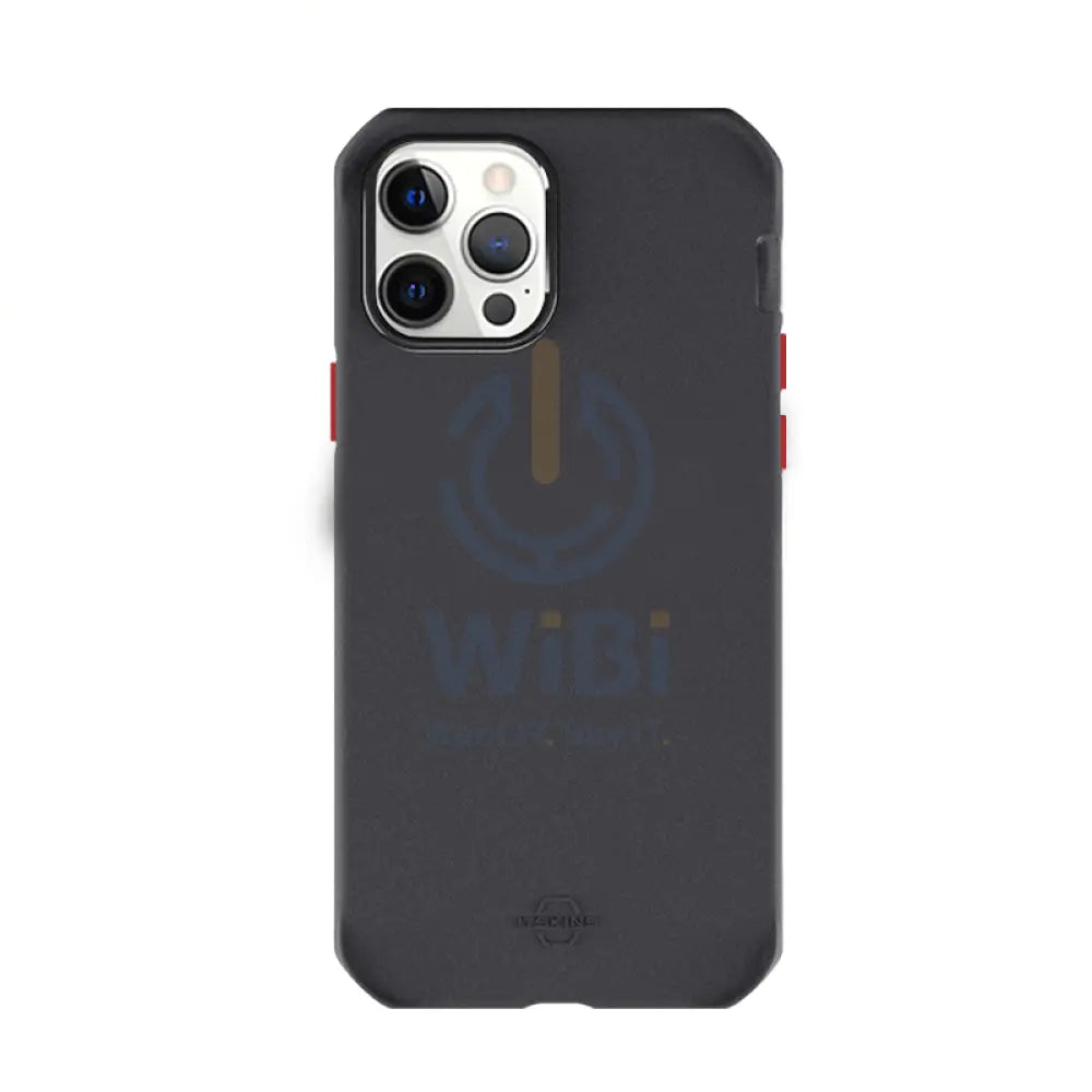 Itskins Supreme Solid Case For iPhone 12 Pro Max - Black And Red Accessories > Mobiles & Tablets