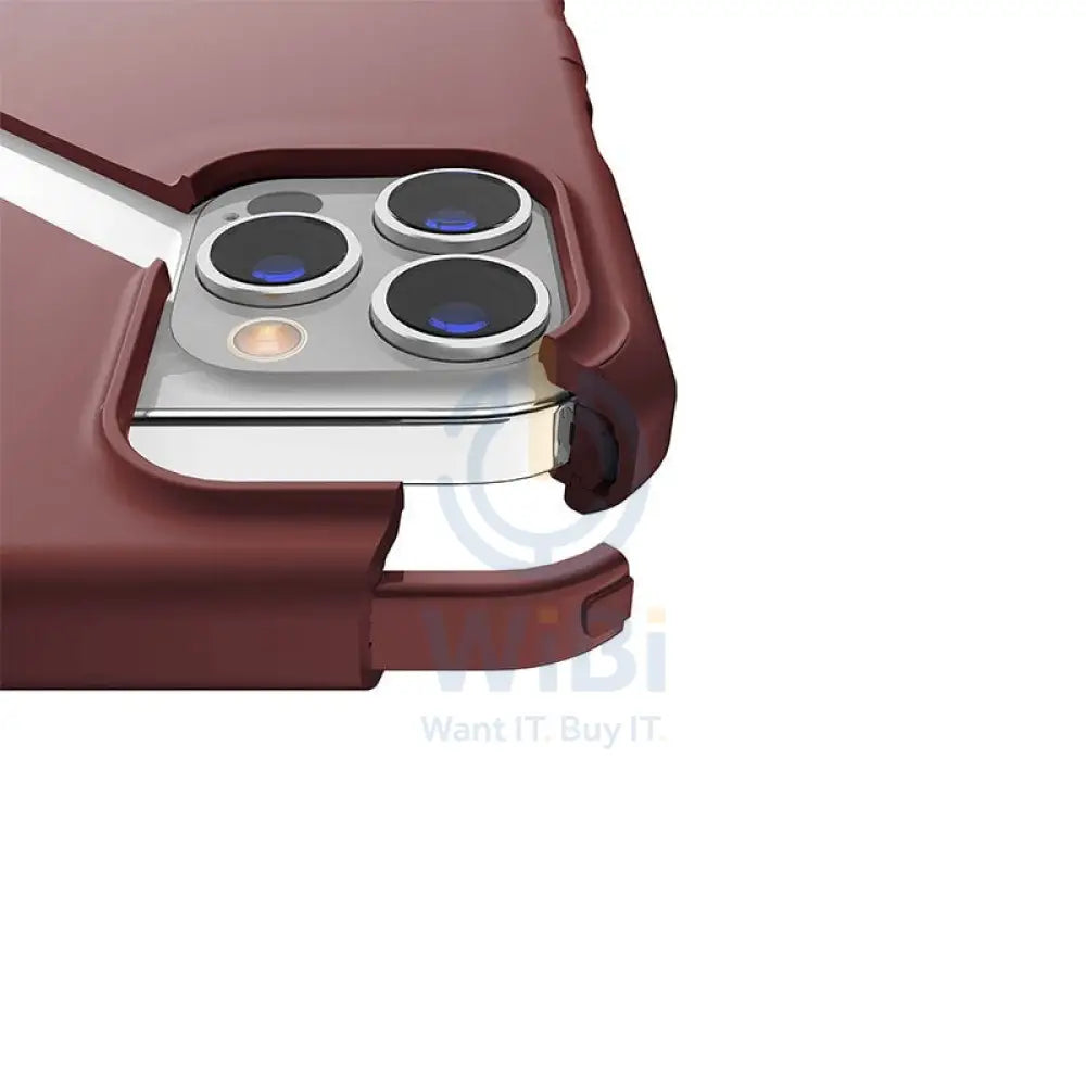 Itskins Supreme Solid For iPhone 13 Pro - Burgandy Red Accessories > Mobiles & Tablets