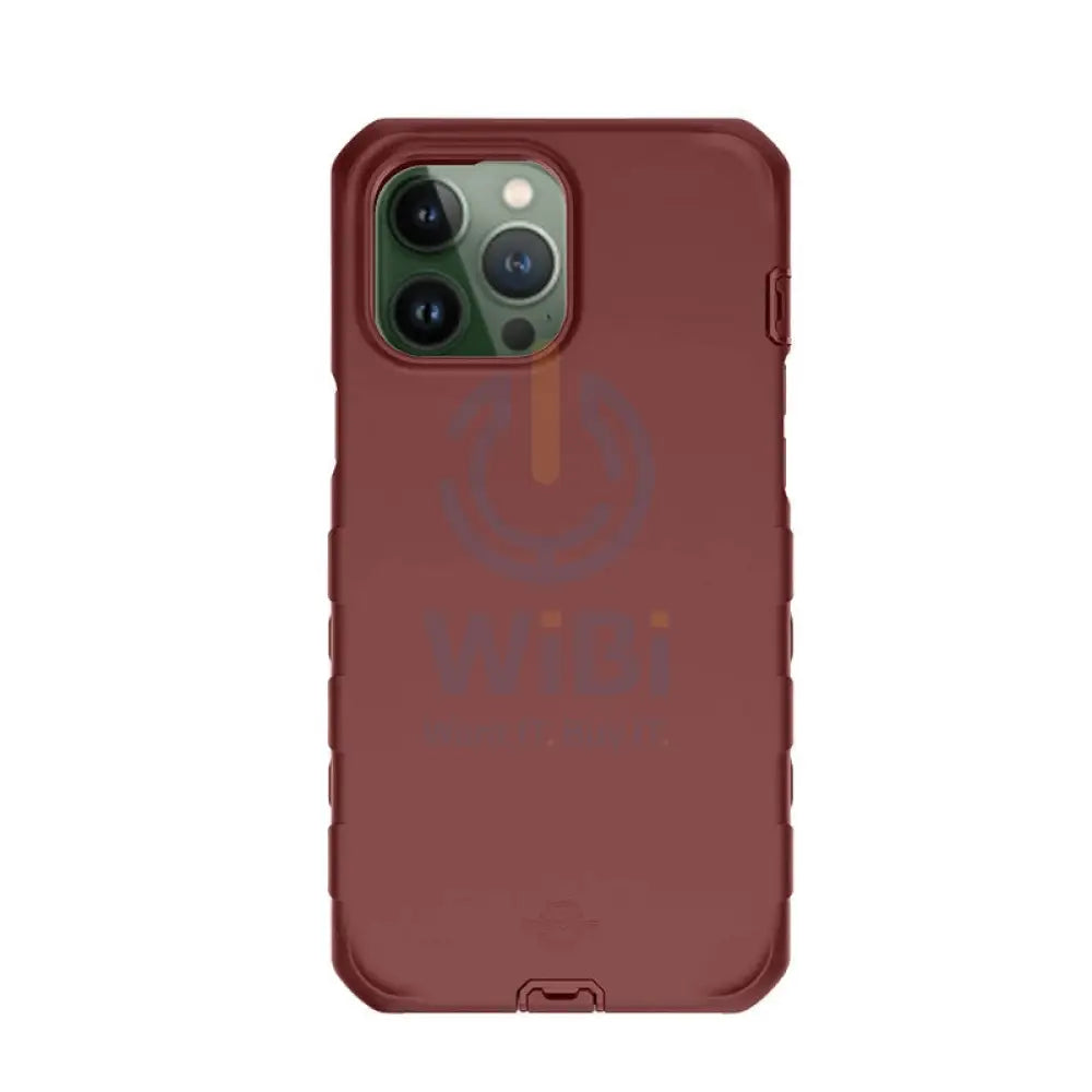 Itskins Supreme Solid For iPhone 13 Pro - Burgandy Red Accessories > Mobiles & Tablets