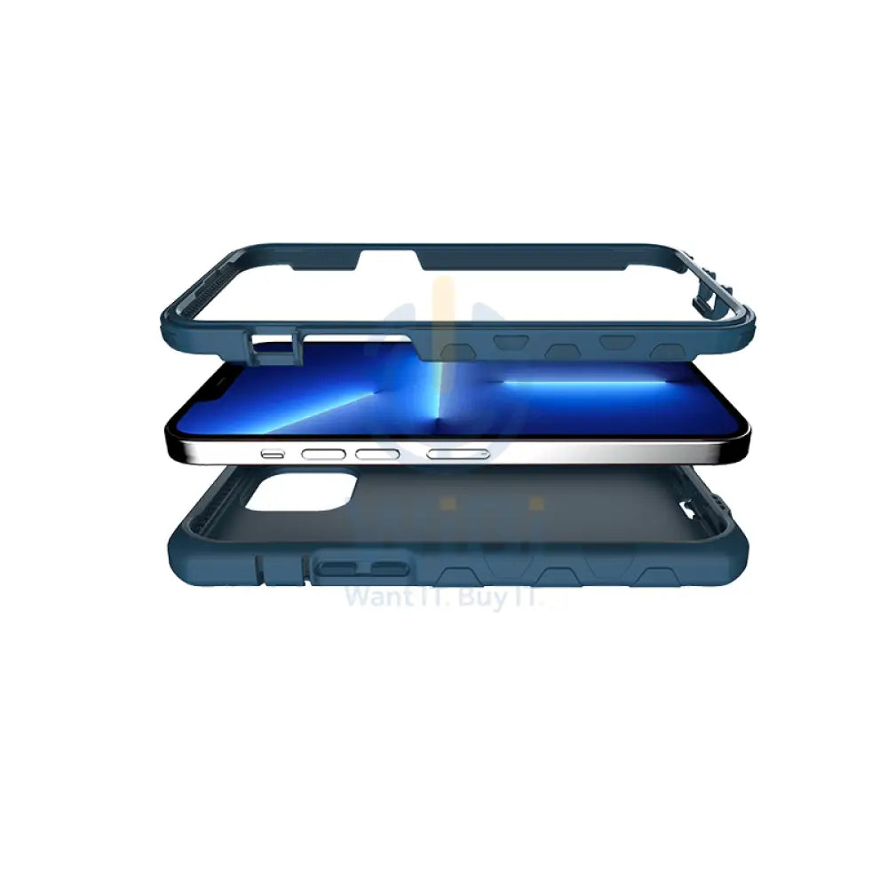 Itskins Supreme Solid For iPhone 13 Pro Max - Navy Blue Accessories > Mobiles & Tablets