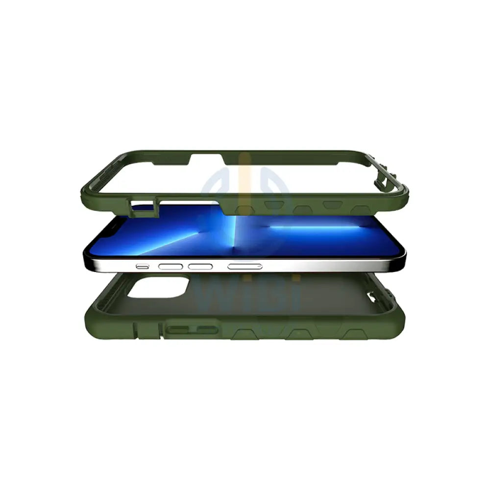 Itskins Supreme Solid For iPhone 13 Pro - Olive Green Accessories > Mobiles & Tablets