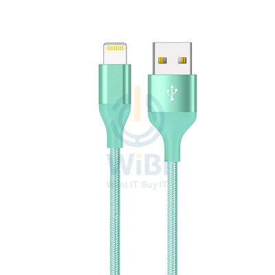 iWALK Braided 1.8 Meter Lightning to USB MFI Cable for iPhone - Mint Accessories > Cables & Converters > Cables
