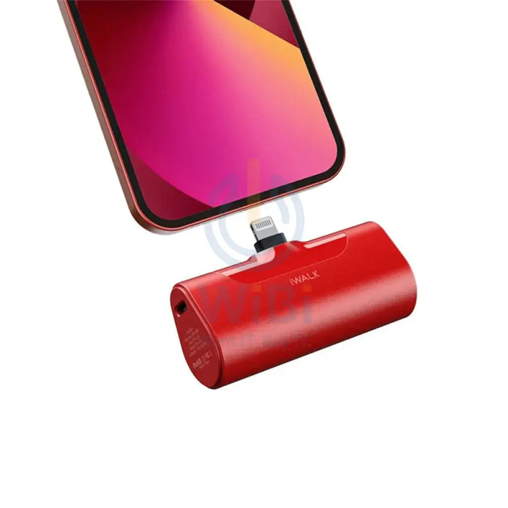iWALK Link Me Plus Pocket Battery 4500mAh For iPhone - Red Accessories > Power Adapters