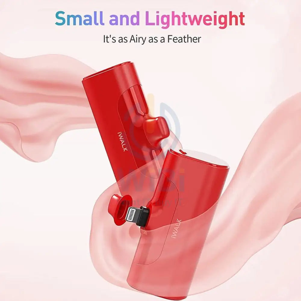 iWALK Link Me Plus Pocket Battery 4500mAh For iPhone - Red Accessories > Power Adapters