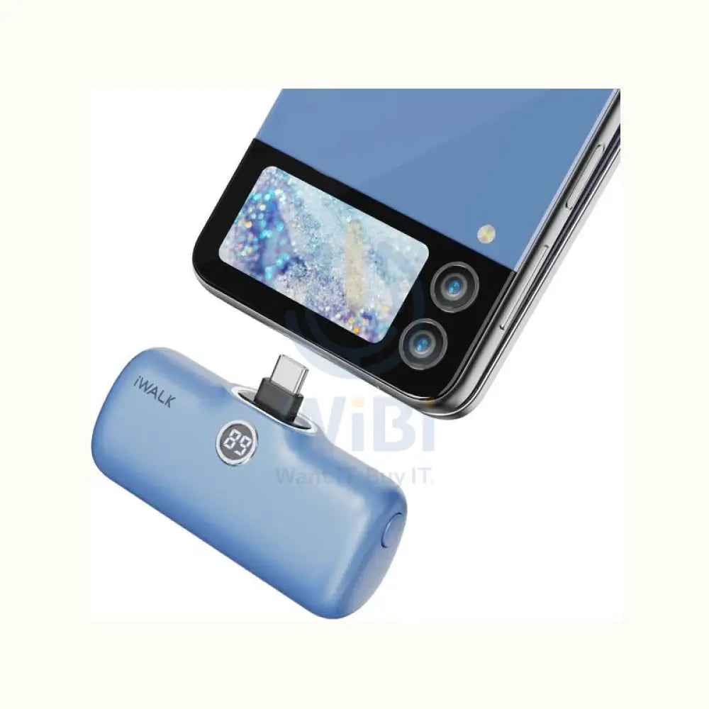 iWalk Linkme Pro Fast Type-C Charge With Battery Display - 4800mAh / Blue Accessories > Power Bank