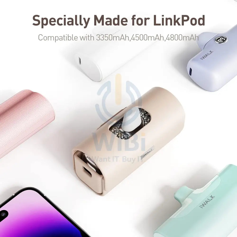 iWalk Linkpod Bags - Pink Accessories > Power Bank
