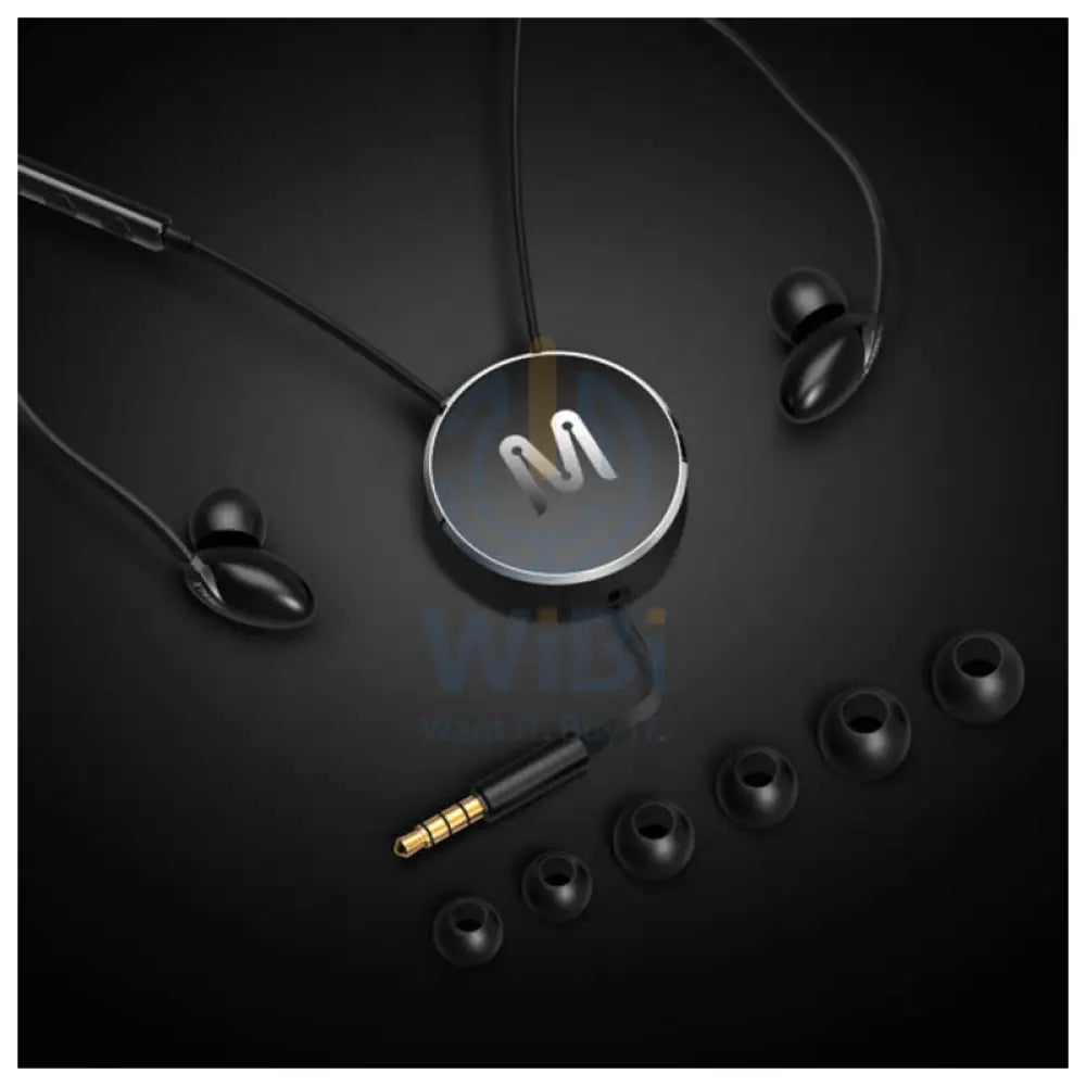 iWALK Necklace Style Handfree Earphone - 3.5mm Jack / Black