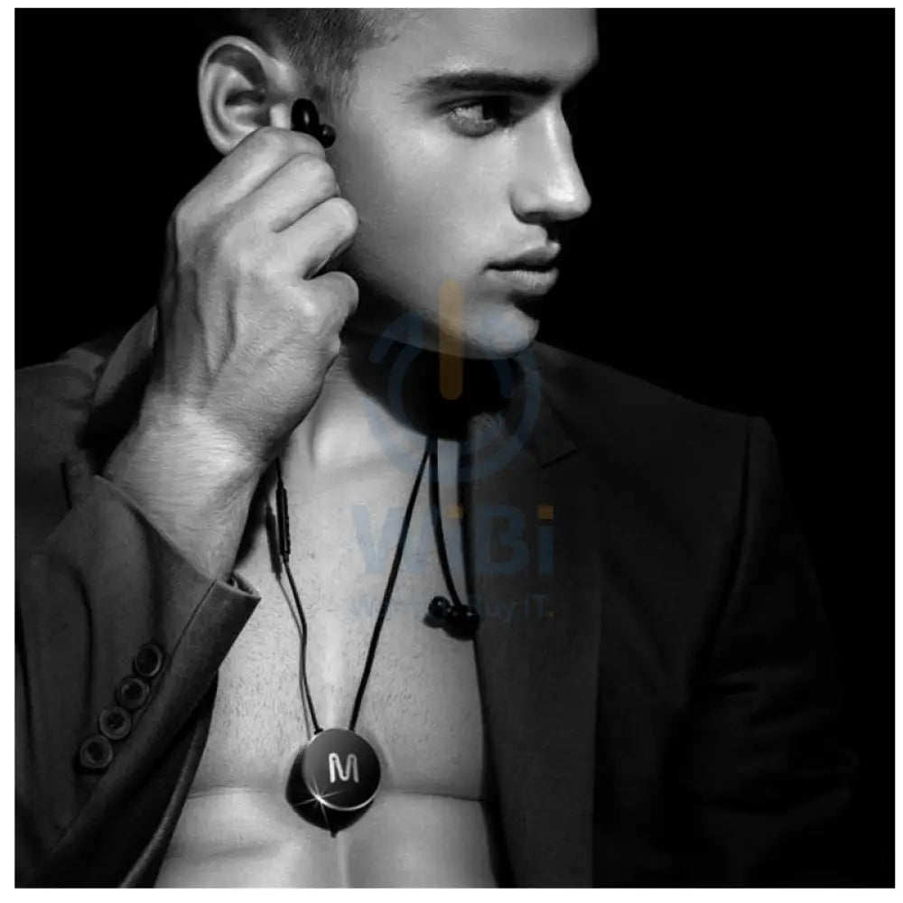 iWALK Necklace Style Handfree Earphone - 3.5mm Jack / Black