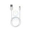 iWALK Trione Tangle Free Charging Cable - Lightning / 1 Meter / White