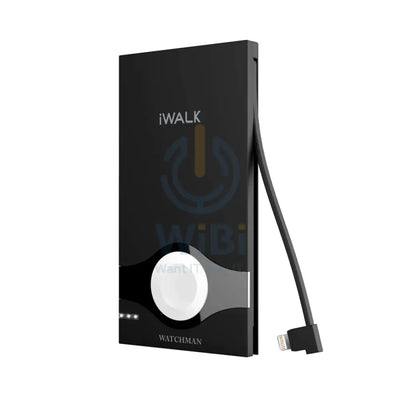 iWALK Watchman Ultra Slim Power Bank - 10,000mAh / Lightning / Black
