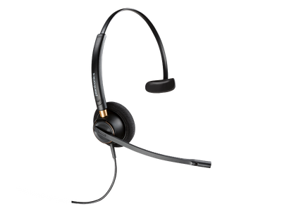 HP HP Poly EncorePro 510 Monaural Headset +Quick Disconnect - Monoaural / Black