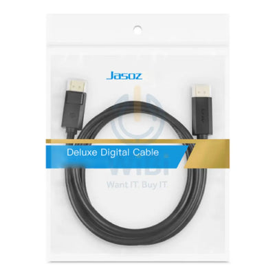 Jasoz A114 Display Port 1.2 Cable - 1.5 Meter / Black Accessories > Cables & Converters > DisplayPort Cables