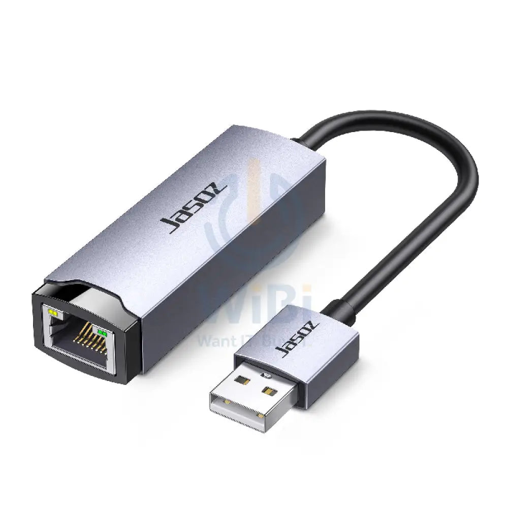 Jasoz F104 USB 2.0 to RJ45 Network Card - 100Mbps / Space Gray Networking Products > Network Card