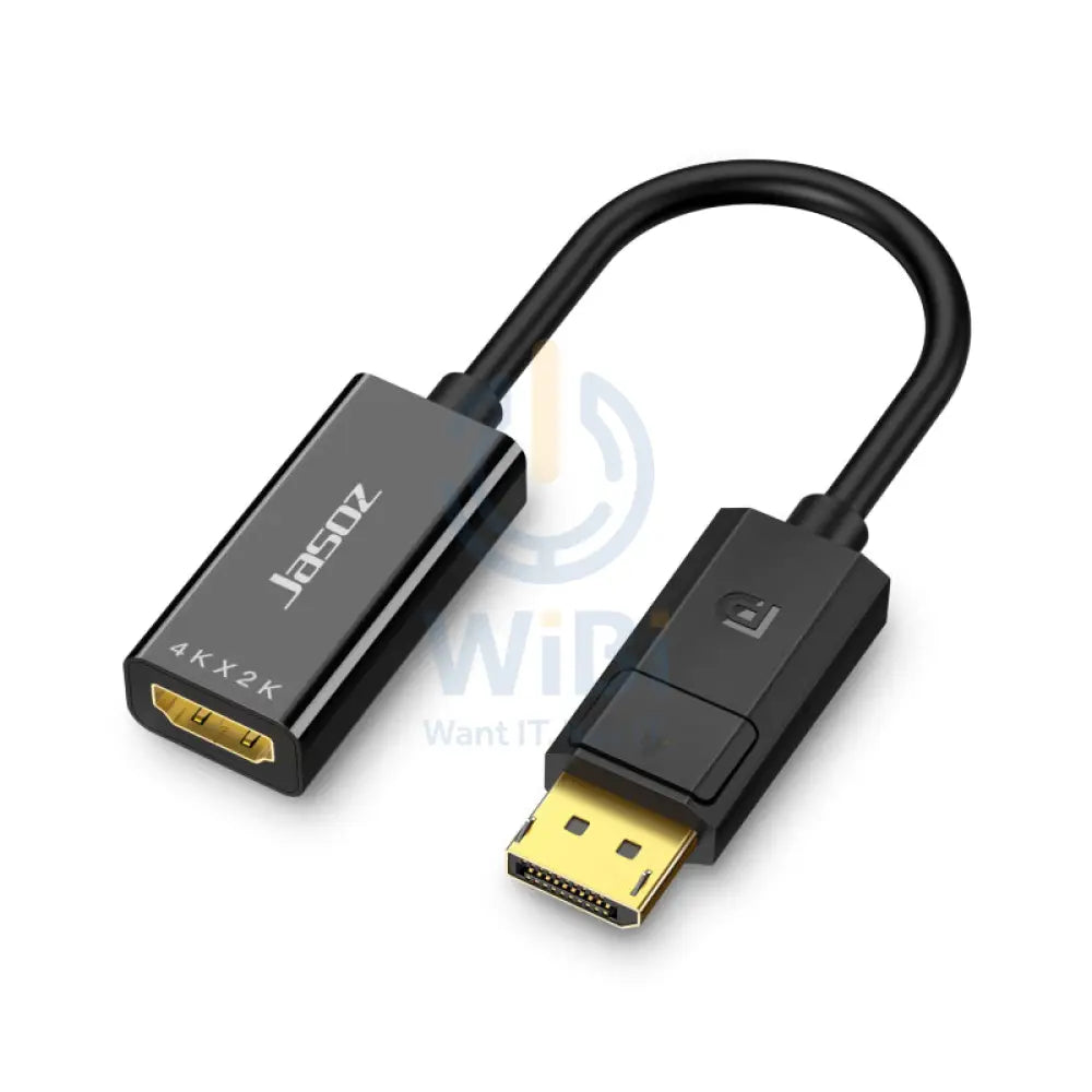 Jasoz G104 Display Port To HDMI Converter - Black Accessories > Cables & Converters > Cables