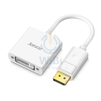Jasoz G112 Display Port To DVI Converter - White Accessories > Cables & Converters > Cables