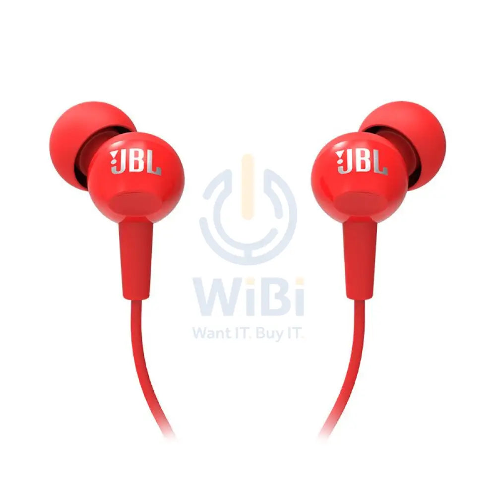 JBL Earphone C100 - Red Accessories > Audio > Headphones