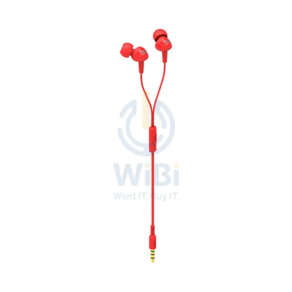 JBL Earphone C100 - Red Accessories > Audio > Headphones