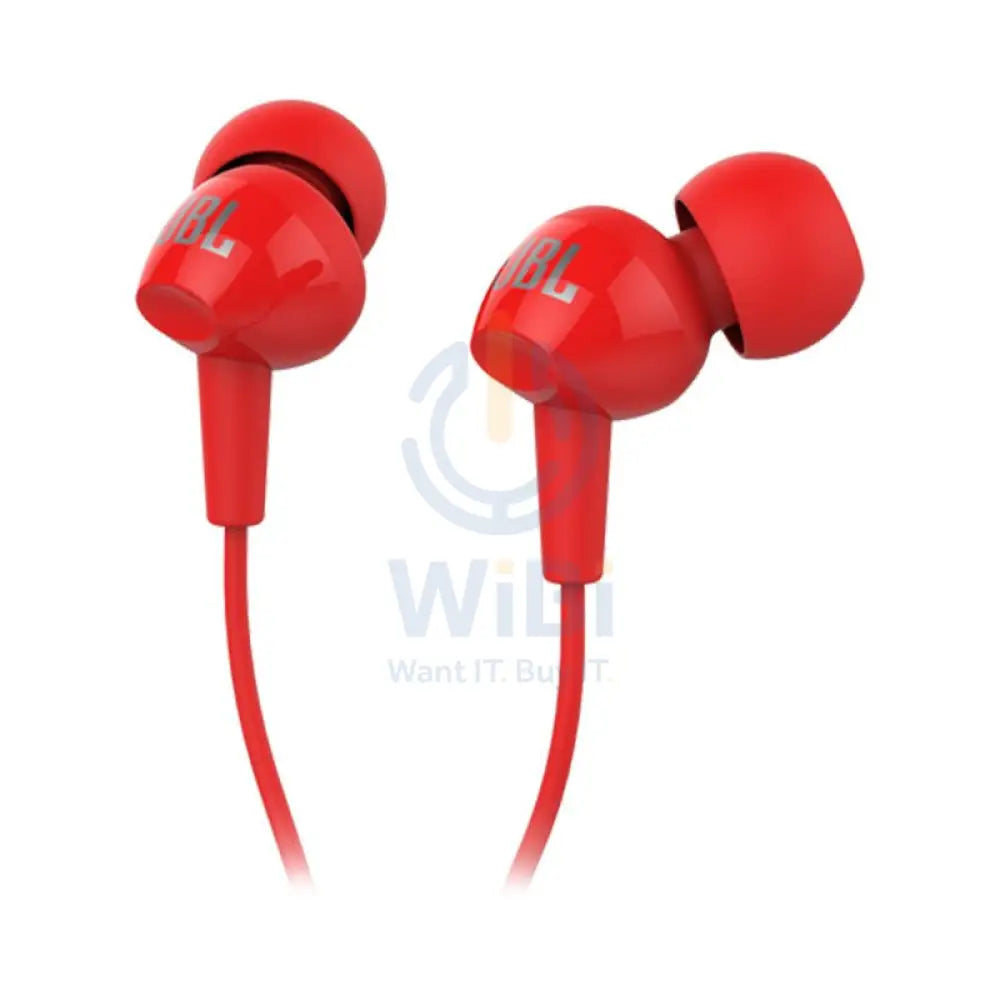 JBL Earphone C100 - Red Accessories > Audio > Headphones