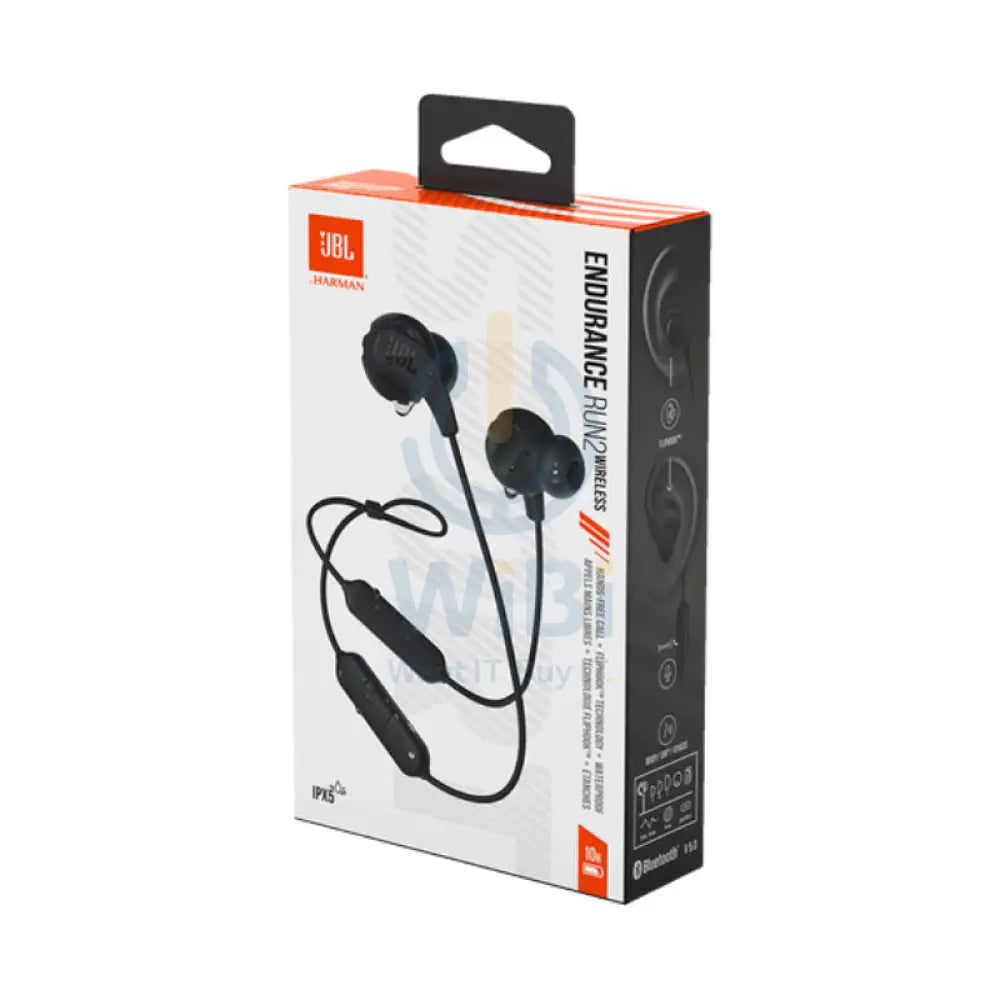 JBL Endurance Run 2 Bluetooth Headphones - In-Ear / Wireless / Black Accessories > Audio > Headphones