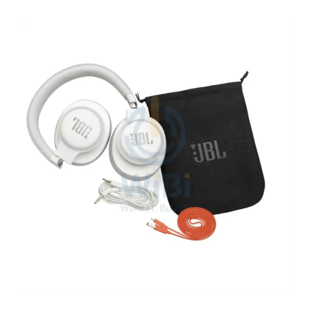 JBL Live 650BTNC Noise Cancelling Headphones - Over-Ear / Wireless / White Accessories > Audio > Headphones