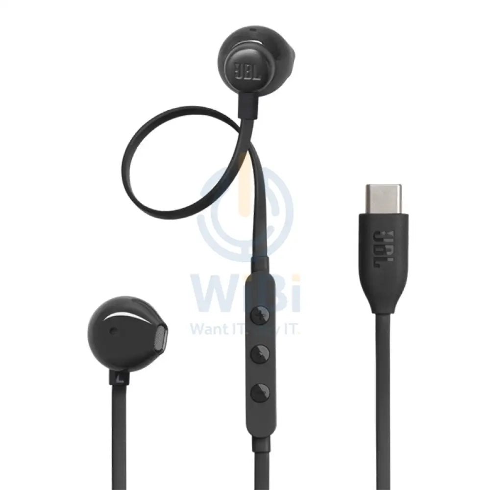 JBL Tune 305 Wired in-Ear Headphones - Bluetooth / Type-C - Black Accessories > Audio > Headphones