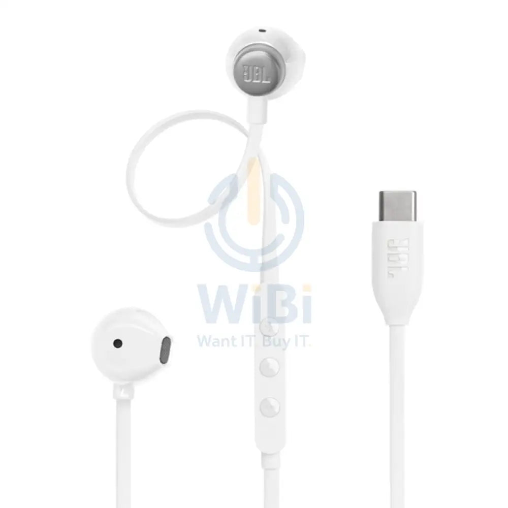 JBL Tune 305 Wired in-Ear Headphones - Bluetooth / Type-C - White Accessories > Audio > Headphones