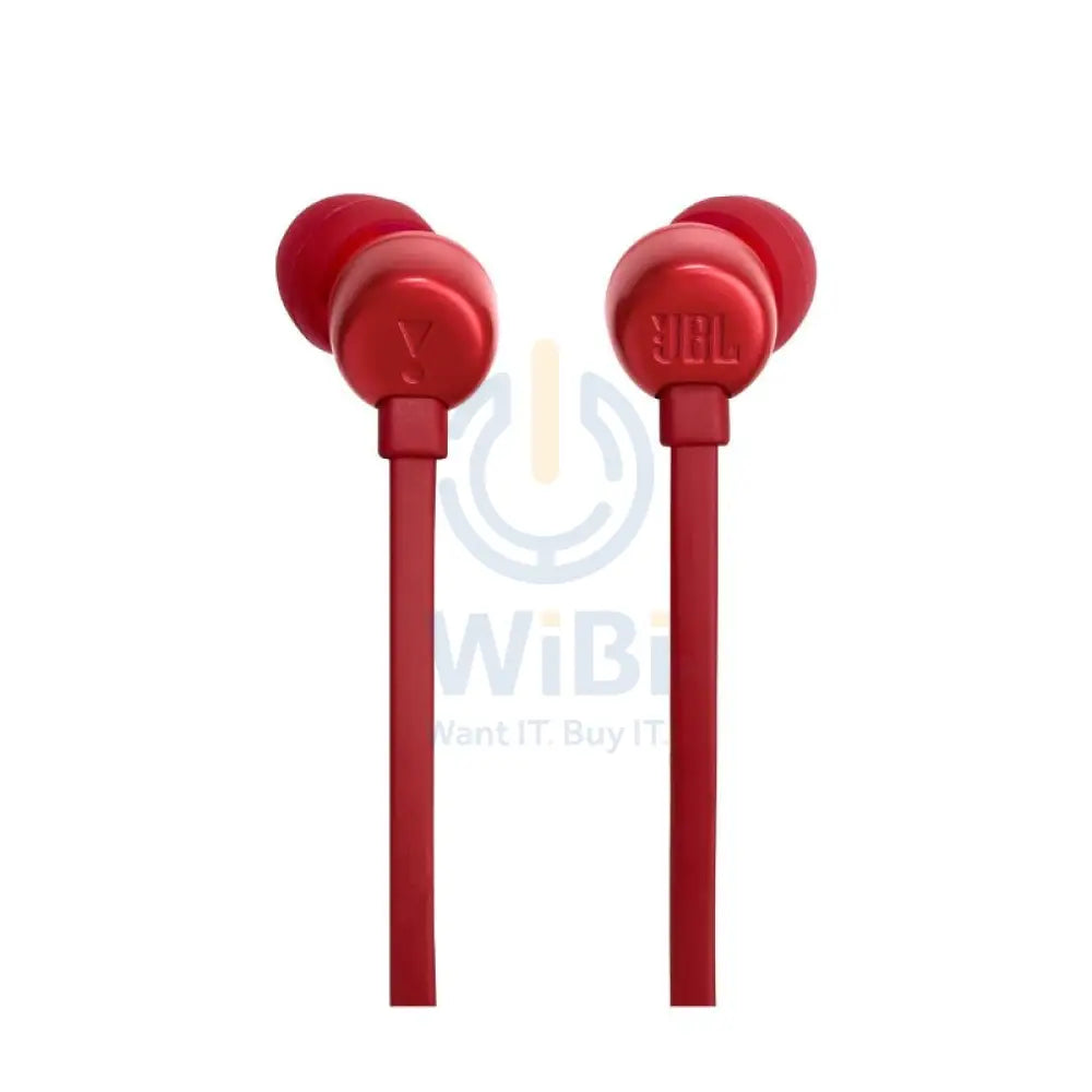 JBL Tune 310C يو اس بي سماعات الرأس  داخل الاذن / بسلك  أحمر  /اكسسوارات  الصوت > سماعات الرأس سماعات الرأس