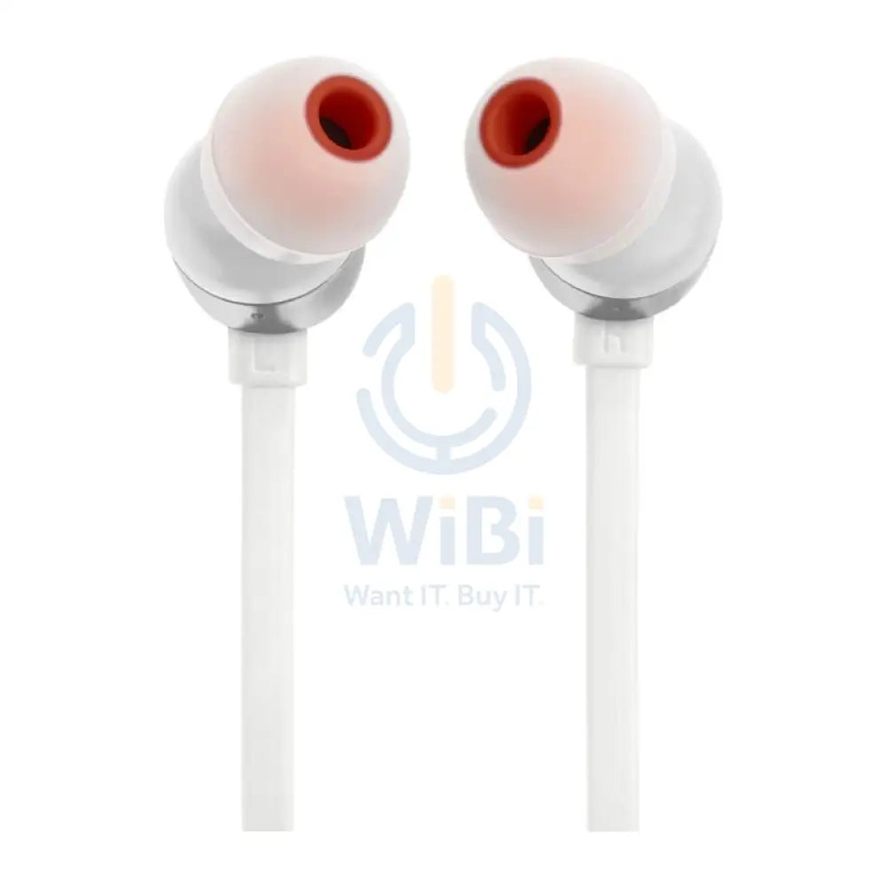 JBL Tune 310C يو اس بي سماعات الرأس  داخل الاذن / بسلك / أبيض اكسسوارات  الصوت > سماعات الرأس سماعات الرأس