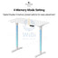 King smith Smart Height Adjustable Desk - White Accessories > Smart Devices