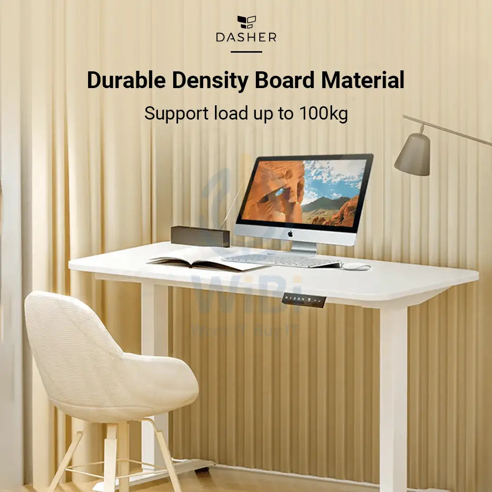 King smith Smart Height Adjustable Desk - White Accessories > Smart Devices