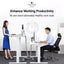 King smith Smart Height Adjustable Desk - White Accessories > Smart Devices