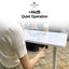 King smith Smart Height Adjustable Desk - White Accessories > Smart Devices