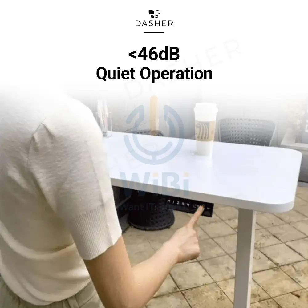 King smith Smart Height Adjustable Desk - White Accessories > Smart Devices