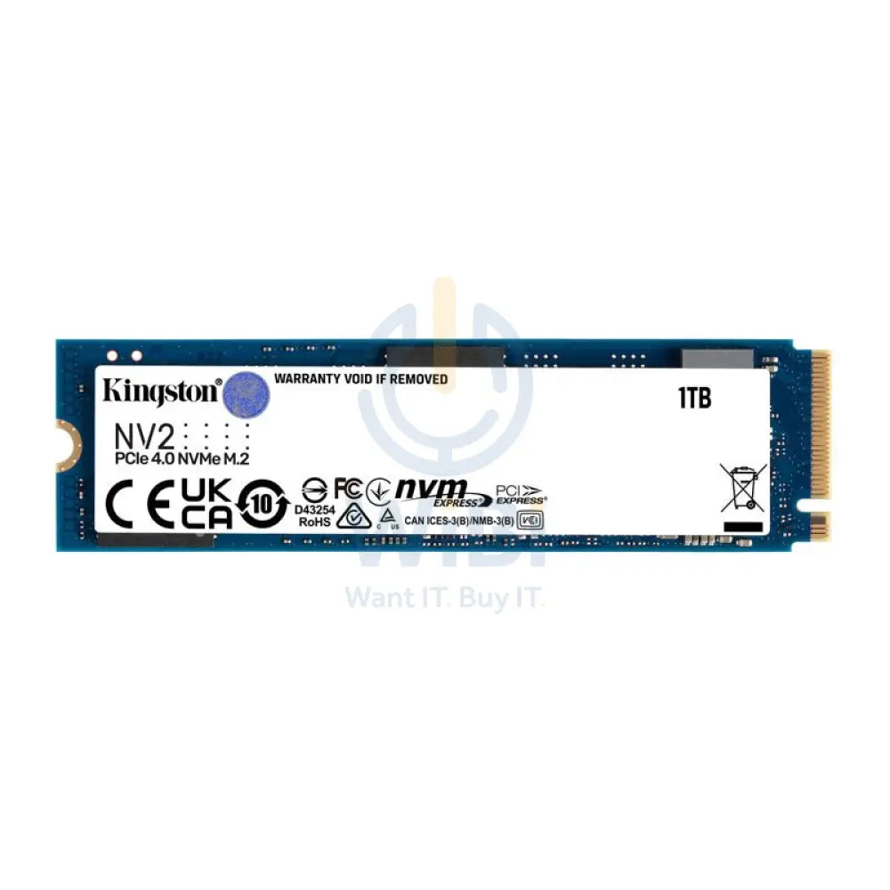 Kingston NV2 - 1TB / M.2 2280 / PCIe 4.0 - SSD (Solid State Drive) Storage > Solid State Drive