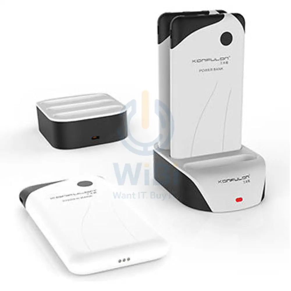 Konfulon 3 x 10000 mAh Power Station totaly 30000mah power bank with Dual USB Output Accessories > Power Bank