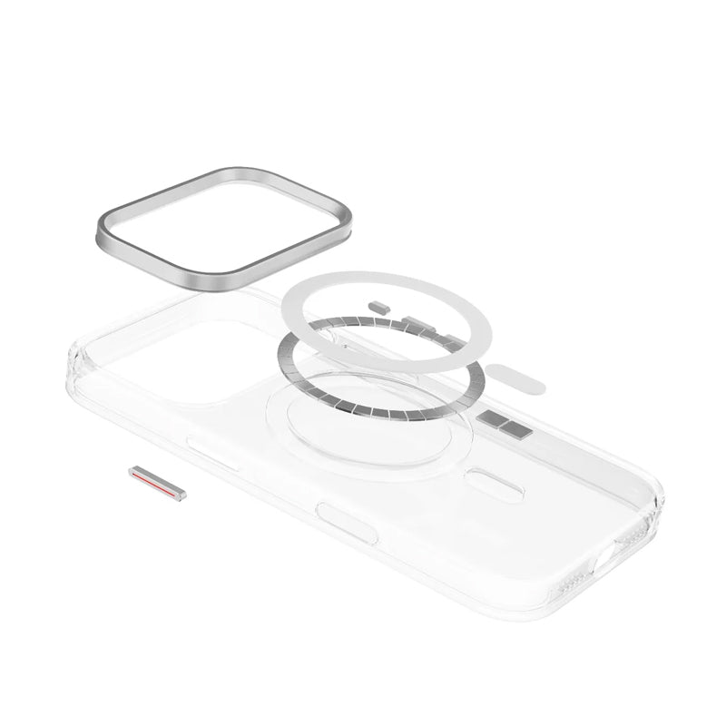 Levelo Allure PC Hard MagSafe Case For Apple iPhone 17 Pro - Transparent Accessories > Mobiles & Tablets > Mobiles >