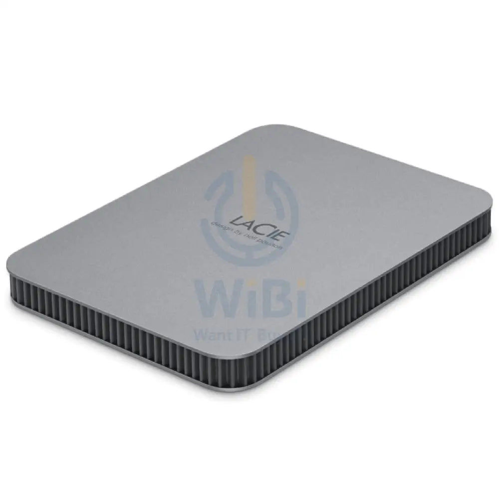 LaCie Portable Mobile Drive Secure - 4TB / 5.0 Gbps / USB 3.2 Gen 1 / Type-C / Space gray / External Hard Drive Storage