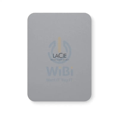 LaCie Portable Mobile Drive Secure - 5TB / 5.0 Gbps / USB 3.2 Gen 1 / Type-C / Space gray / External Hard Drive Storage