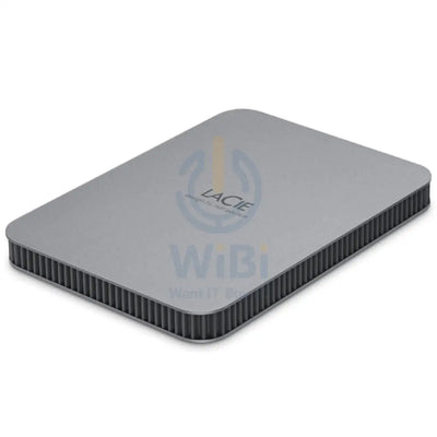 LaCie Portable Mobile Drive Secure - 5TB / 5.0 Gbps / USB 3.2 Gen 1 / Type-C / Space gray / External Hard Drive Storage