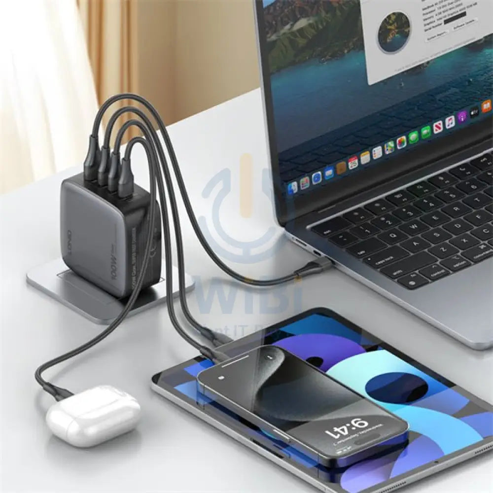 Ldnio 100W GaN Super Fast Charger Q408 Accessories > Power Adapters