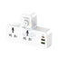 Ldnio 6 in 1 Power socket - 2 Way / USB-C / Night lamp / White - Pack of 2 Accessories > Power > Power Protection >