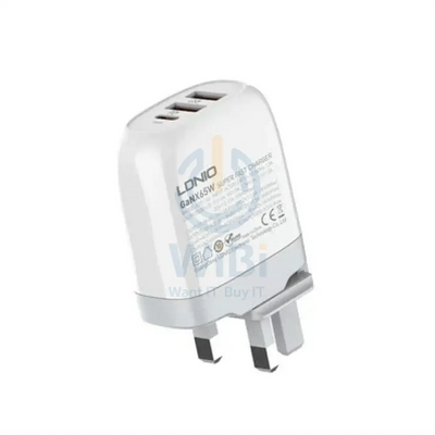 LDNIO 65W GaN Super Fast Charger with USB-C Cable – A3511Q Accessories > Power Adapters