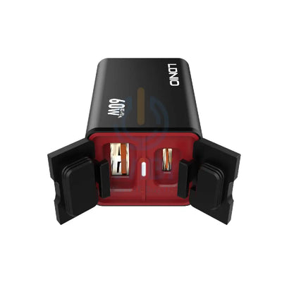 LDNIO C108 Motorcycle Fast Car Charger - 60W / USB-A / Type-C / Black Accessories > Mobiles & Tablets > Mobiles > Car