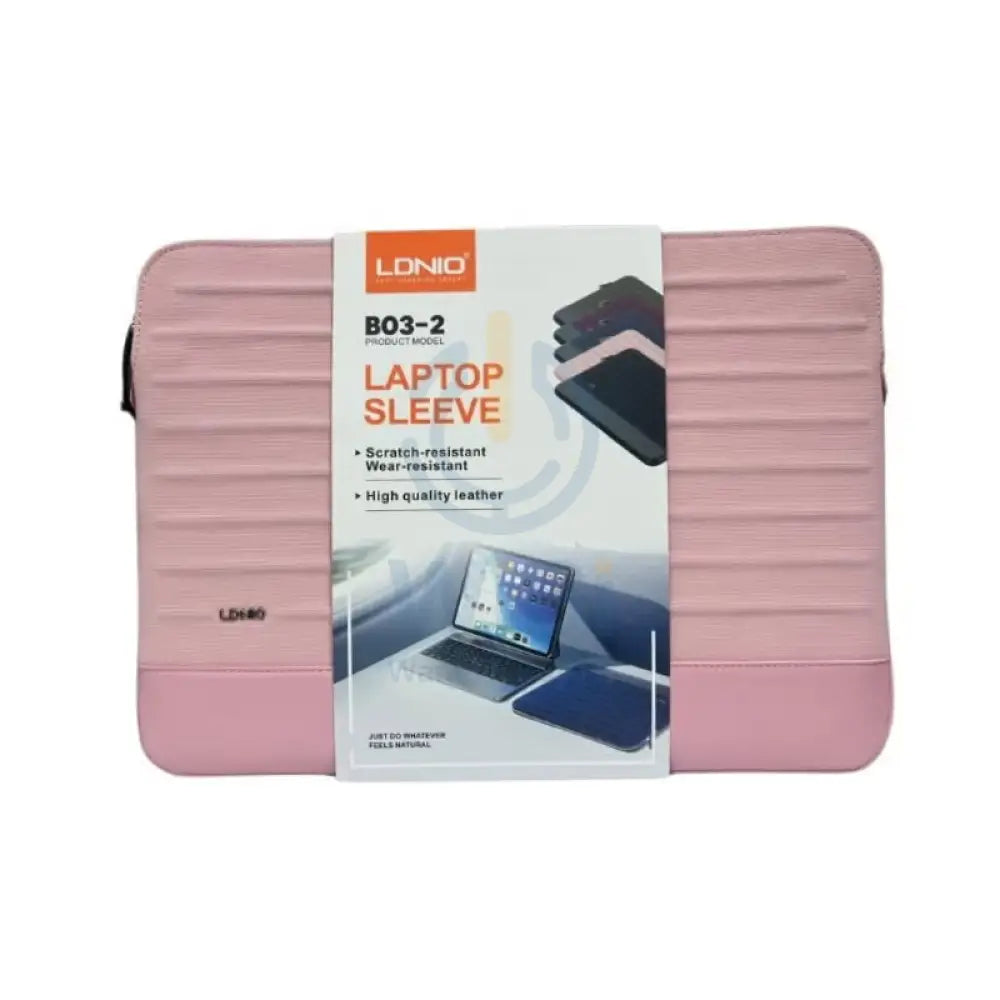 LDNIO Laptop Bag with Multi Compartment 13/14’’ Travel Briefcase Bag - Pink Accessories > Bag