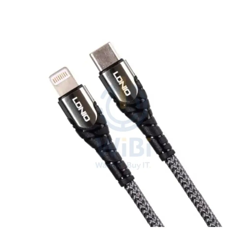 LDNIO LC111 Fast Charging Data Cable - 30W / 1 Meter / Type-C / Lightning / Grey Accessories > Cables & Converters >