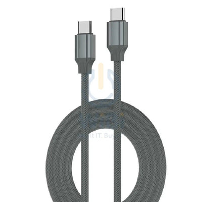 LDNIO LC442C Fast Charging Data Cable 100W / 2 Meter / Type C / Grey Accessories > Cables & Converters > Cables